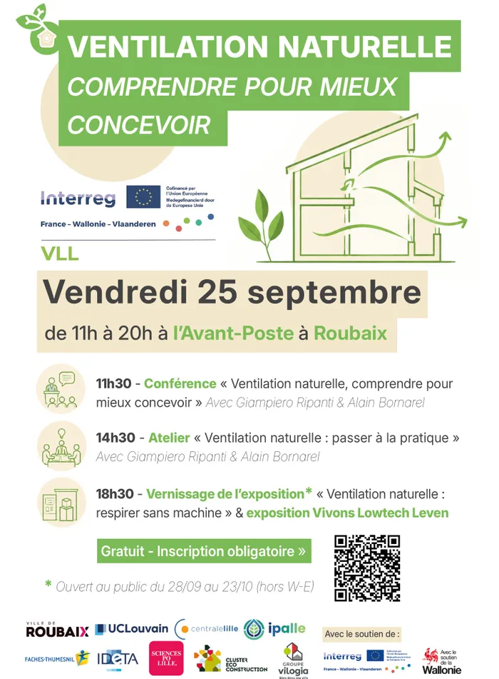Illustration de l'événement : Ventiler naturellement : les clés pour un bâtiment confortable - Journée professionnelle