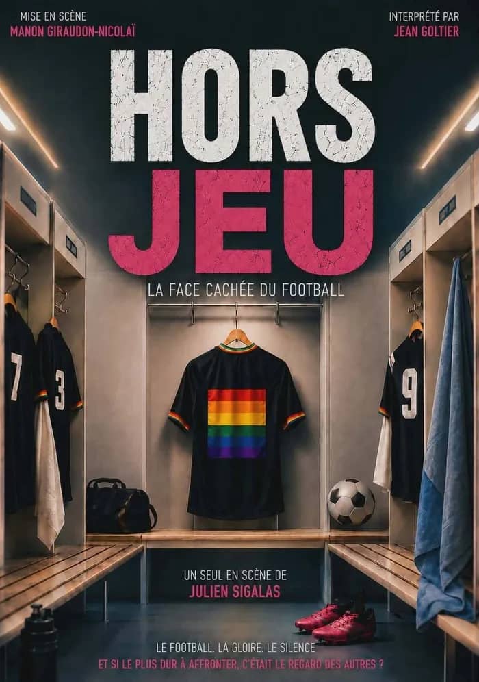Illustration de l'événement : Seul en scène - "Hors-jeu, la face cachée du football"