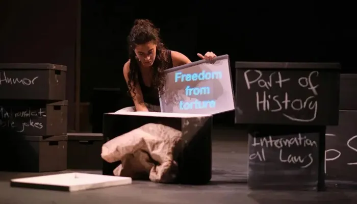 Illustration de l'événement : Théâtre : « LANGUAGE: NO BROBLEM » de et par Marah HAJ HUSSEIN.