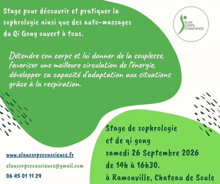 Illustration de l'événement : Atelier-Stage Découverte de la sophrologie et des auto-massages du Gi Gong