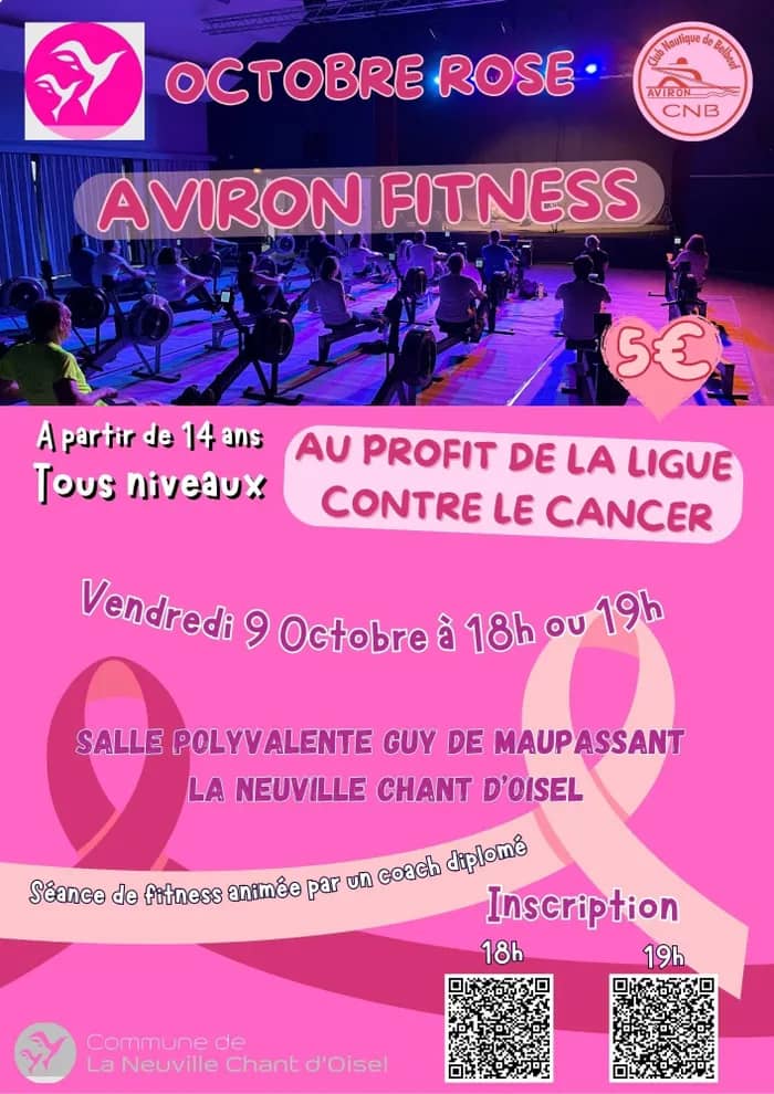Illustration de l'événement : Aviron Fitness Octobre Rose