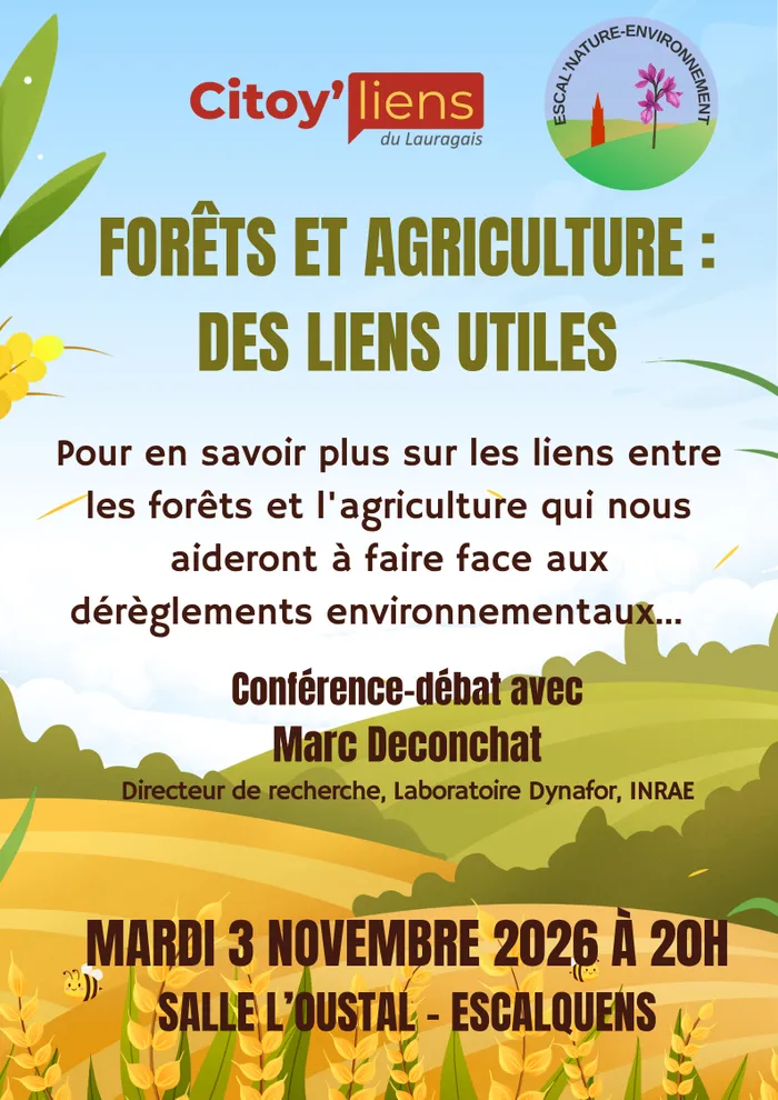 Illustration de l'événement : Forêts et agriculture : des liens utiles