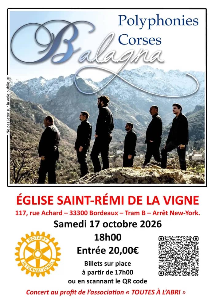 Illustration de l'événement : Polyphonies Corses - Ensemble vocal Balagna -