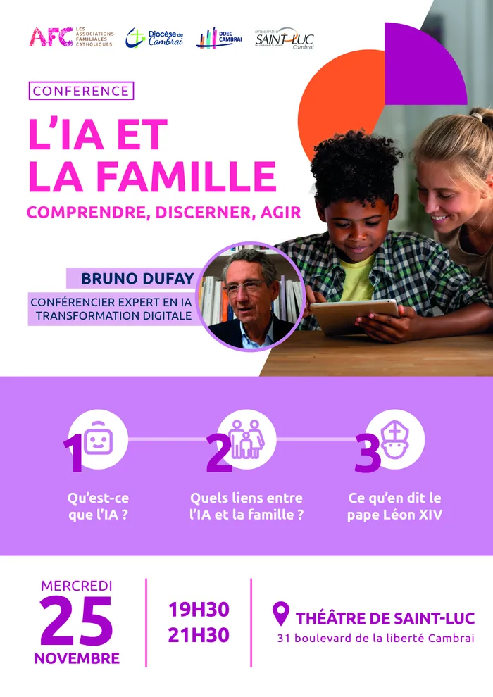 Illustration de l'événement : L'IA ET LA FAMILLE: comprendre, discerner, agir