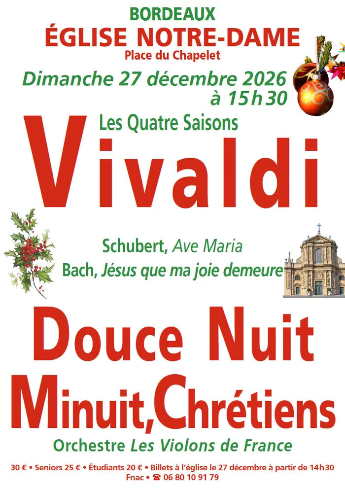 Illustration de l'événement : Les Quatre Saisons de Vivaldi et musiques de Noël