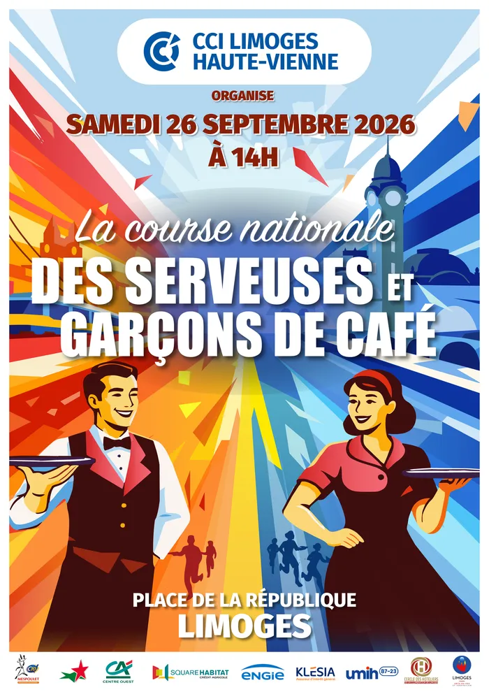 Illustration de l'événement : Course des serveuses et garçons de café