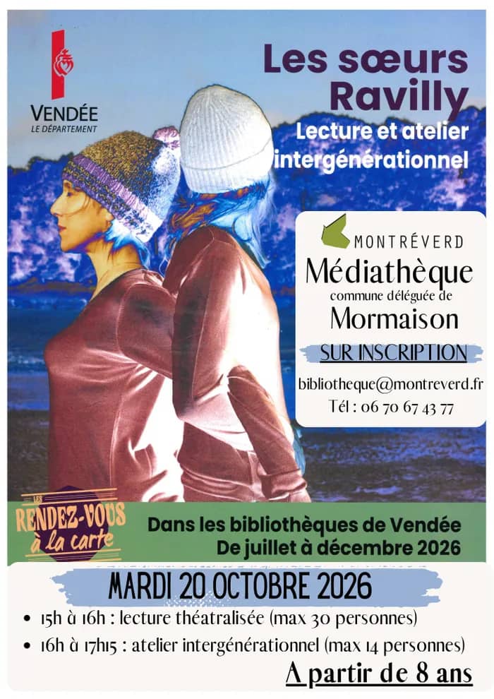 Illustration de l'événement : Les soeurs Ravilly, lecture et atelier intergénérationnel