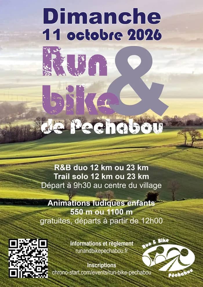 Illustration de l'événement : Run & Bike de PECHABOU 2026