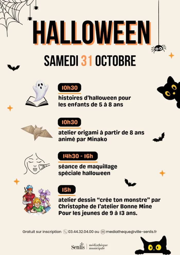 Illustration de l'événement : Halloween à la médiathèque !