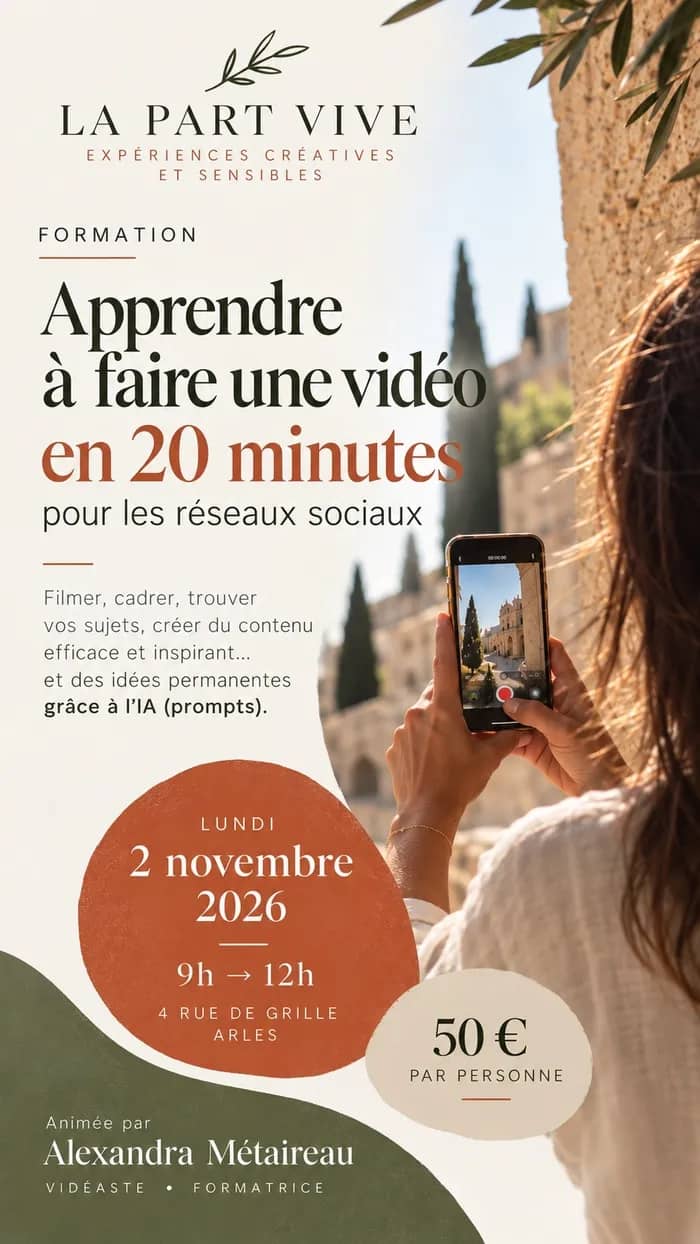 Illustration de l'événement : Tourner et monter une vidéo