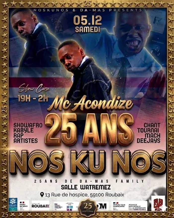 Illustration de l'événement : Nos Ku Nos (On est ensemble) x 25 ans de la Da-masfamily