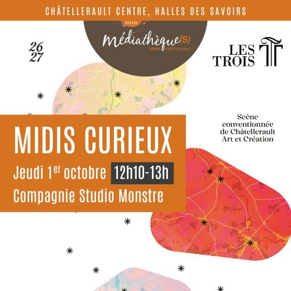 Illustration de l'événement : Midis curieux : rencontre avec la compagnie Studio Monstre