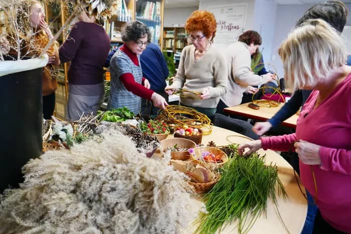 Illustration de l'événement : Fabrication d’une couronne de Noël