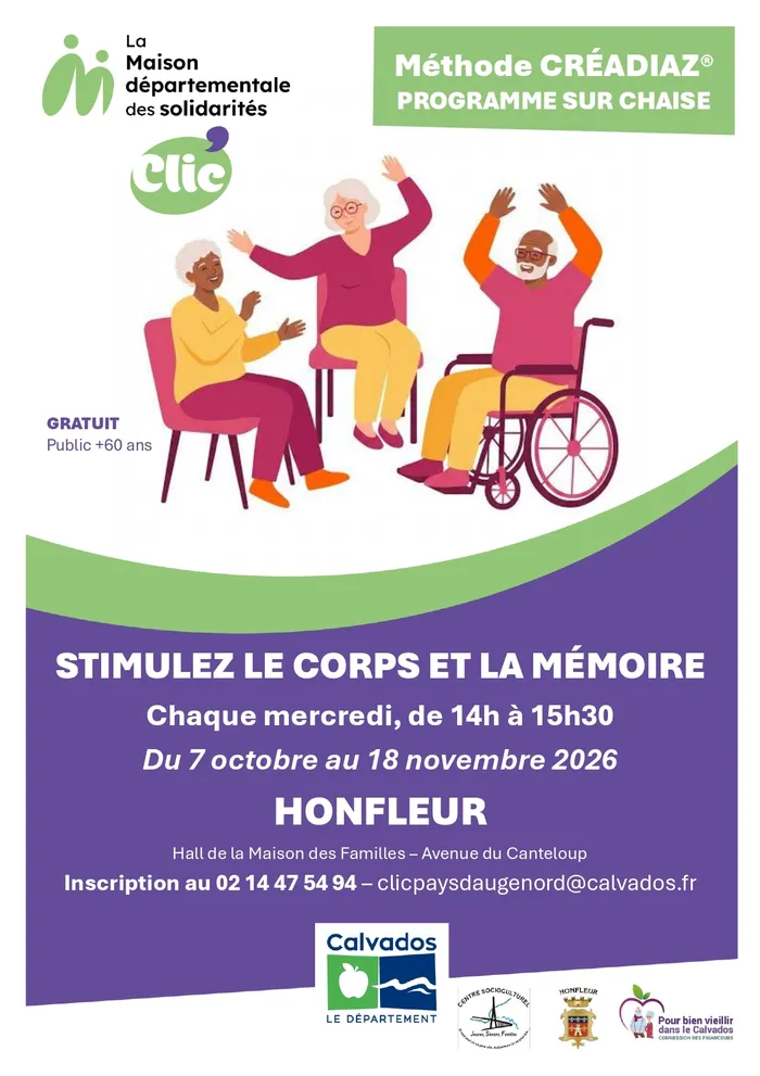 Illustration de l'événement : Stimulez le corps et la mémoire avec la méthode Créadiaz