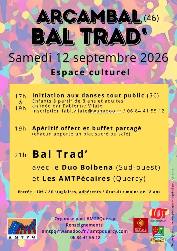 Illustration de l'événement : Journée de rentrée de l'AMTPQ - Initiation danse et bal Trad
