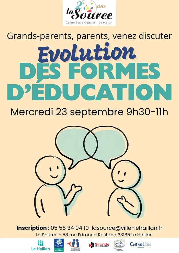 Illustration de l'événement : Evolution des formes d'éducation