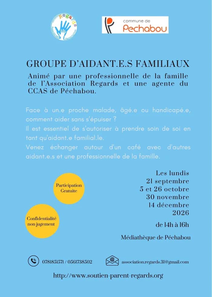 Illustration de l'événement : Groupe d'aidants familiaux