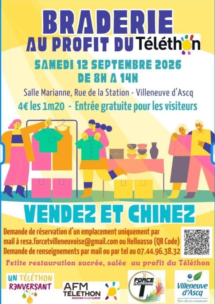 Illustration de l'événement : Braderie au profit du Téléthon