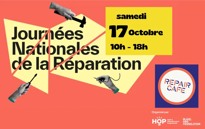 Illustration de l'événement : JOURNÉES NATIONALES DE LA RÉPARATION - Ateliers collaboratifs