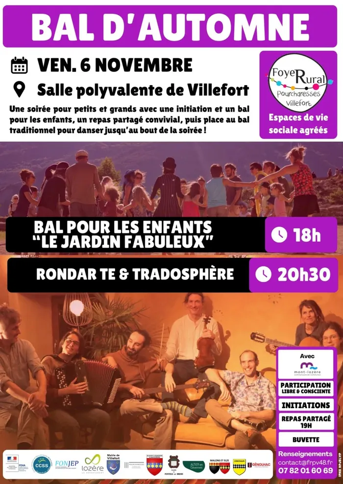 Illustration de l'événement : Bal pour enfants et Bal d'automne