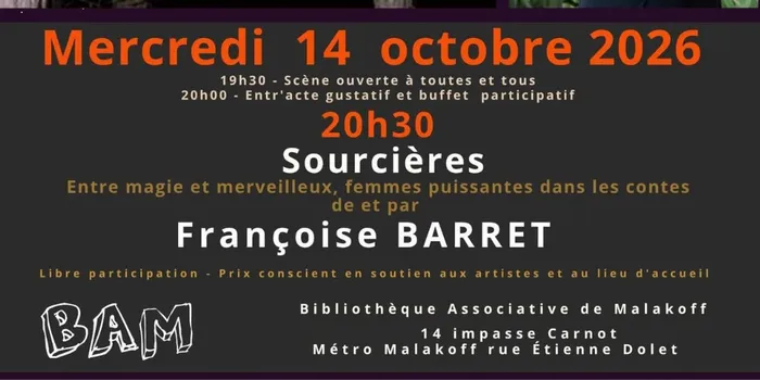 Illustration de l'événement : Sourcières - BAM! de Malakoff