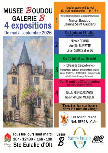 Illustration de l'événement : Expos de rue à Sainte Eulalie d'Olt