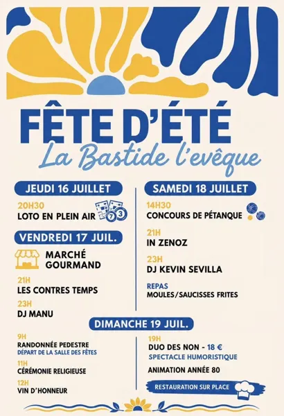 Illustration de l'événement : La Bastide l'Evêque en fête