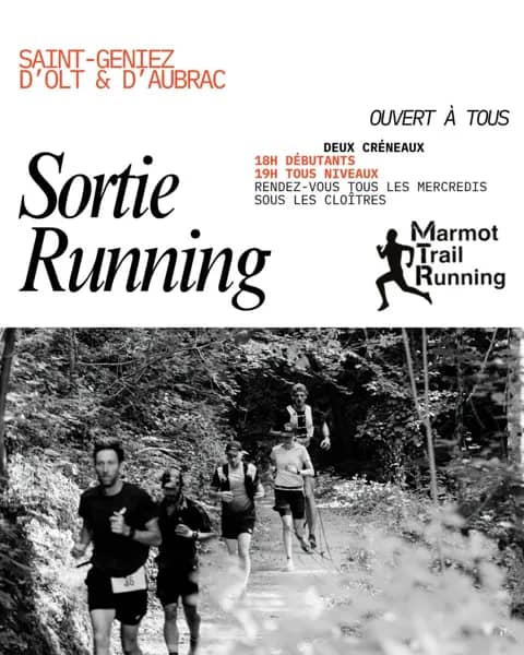 Illustration de l'événement : Sortie running trail à St Geniez d'Olt