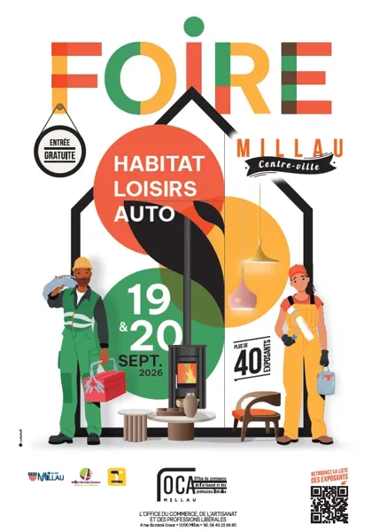 Illustration de l'événement : Foire de l'Habitat, des Loisirs et de l' Auto - Centre ville de Millau