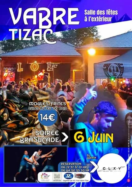 Illustration de l'événement : Soirée brasucade à Vabre-Tizac
