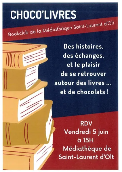 Illustration de l'événement : Choco'livres à la médiathèque
