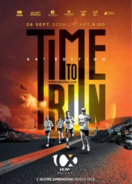 Illustration de l'événement : Ultra 100 km, marathon 42km et semi-marathon 23 km de Millau 2025