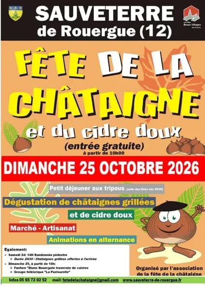 Illustration de l'événement : Fête de la châtaigne et du cidre doux
