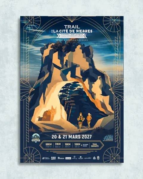 Illustration de l'événement : Trail de la Cité de Pierres à Montpellier-Le-Vieux