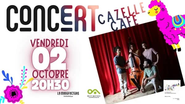 Illustration de l'événement : BIBLIS EN FOLIE - Concert : Cazelle Café