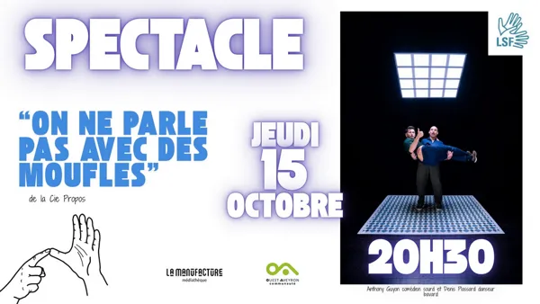 Illustration de l'événement : Spectacle : « On ne parle pas avec des moufles »