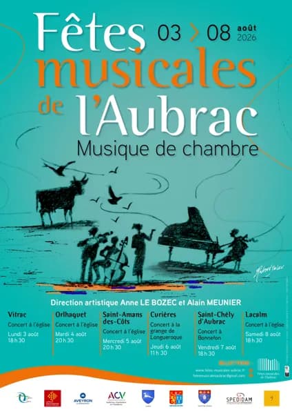 Illustration de l'événement : Fêtes musicales de l'Aubrac à l'église de Vitrac