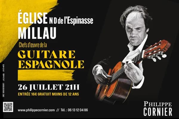 Illustration de l'événement : Concert guitare espagnole, Philippe Cornier