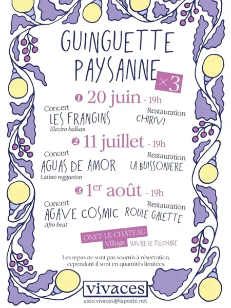 Illustration de l'événement : Guinguette Paysanne