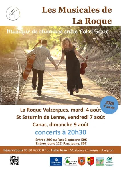 Illustration de l'événement : Les Musicales de La Roque en l'église de Canac (près de Campagnac)