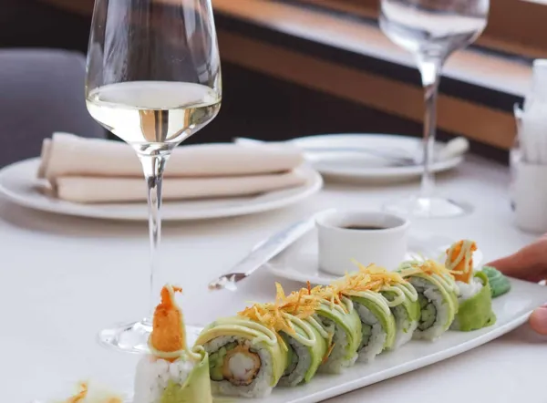 Illustration de l'événement : Soirée dégustation prestige, Vins et Sushi