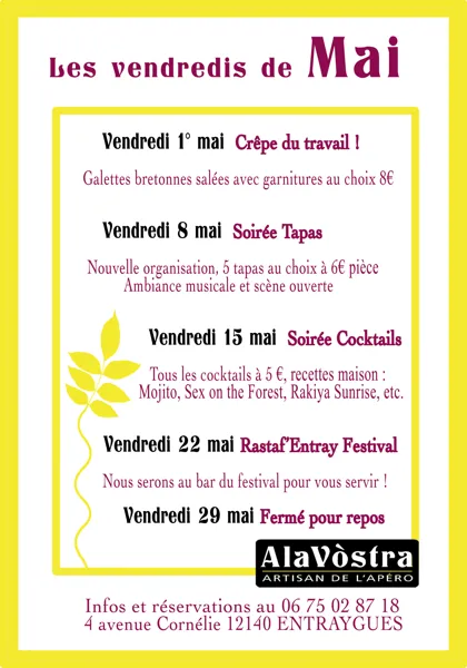 Illustration de l'événement : Soirée crêpes en musique chez Alavostra