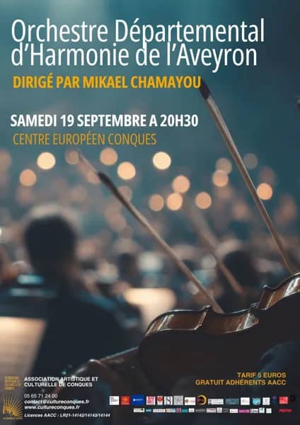Illustration de l'événement : Concert de l’Orchestre Départemental d’Harmonie de l'Aveyron