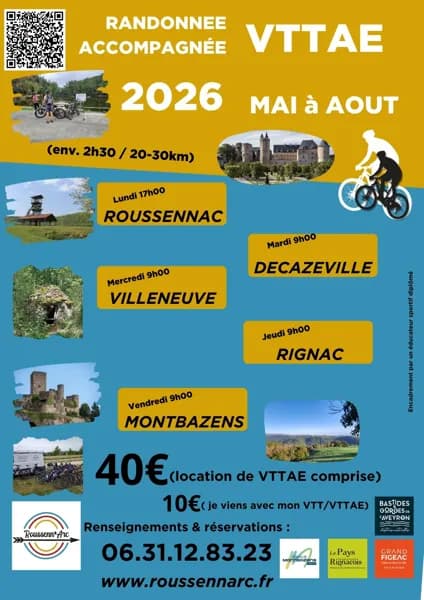 Illustration de l'événement : Randonnée en VTTAE