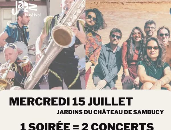 Illustration de l'événement : OUVERTURE MILLAU JAZZ FESTIVAL | Mercredi 15 juillet | 19H30 | 1 Soirée = 2 Concerts : Compagnie La vertu + Pulciperla Compagnie La Vertu –