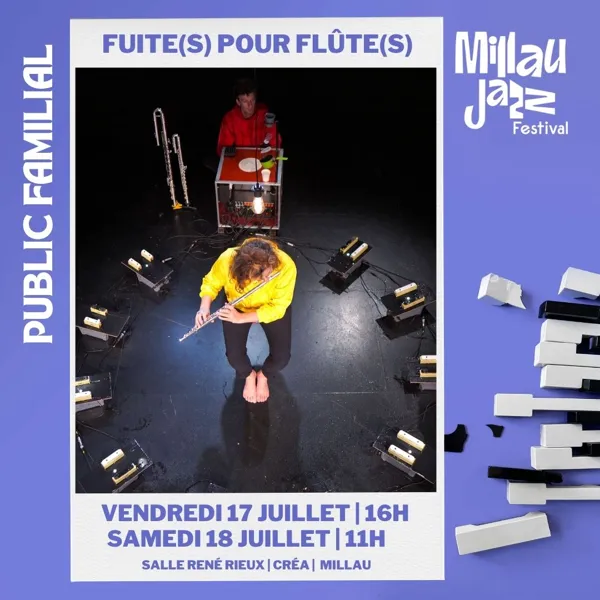 Illustration de l'événement : Fuite(s) pour Flûte(s) - Millau Jazz Festival 2026