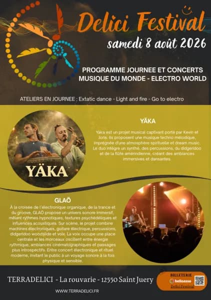 Illustration de l'événement : Delici Festival : Le Voyage Sensoriel Electro-World