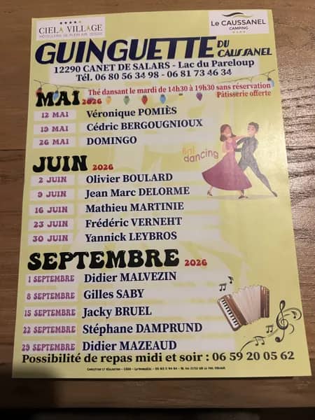 Illustration de l'événement : Thé Dansant - Guinguette du Caussanel