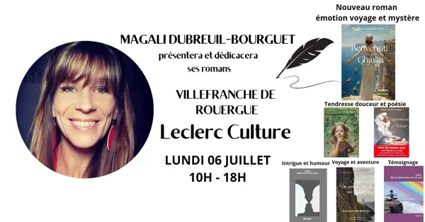 Illustration de l'événement : Dédicace - Magali Dubreuil-Bourget
