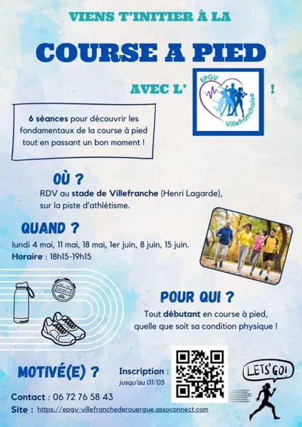 Illustration de l'événement : Initiation à la course à pied